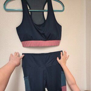 Womens workout set. Shein matching workout set.